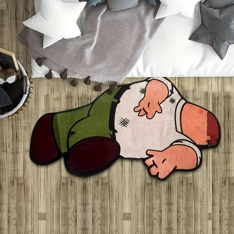 VIKAMA Parody Home Mat rutschfeste und geräuschreduzierende Fußmatte aus Polyester in Multicolour B/T: 80,0 x 50,0 cm - Bild 3
