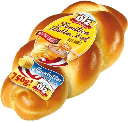 Ölz Familien-Butterzopf 750 g - Bild 1