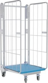 HMH nestainer Behälter 1450 KU aus Kunststoff, Farbe Blau, B/T/H: 73,0 x 84,5 x 7,0 cm - Bild 1