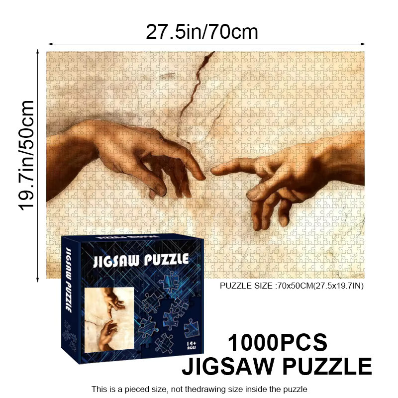 AZNM Creation Adam Art Puzzle, 500/1000 Teile, ab 14 Jahren - Bild 3