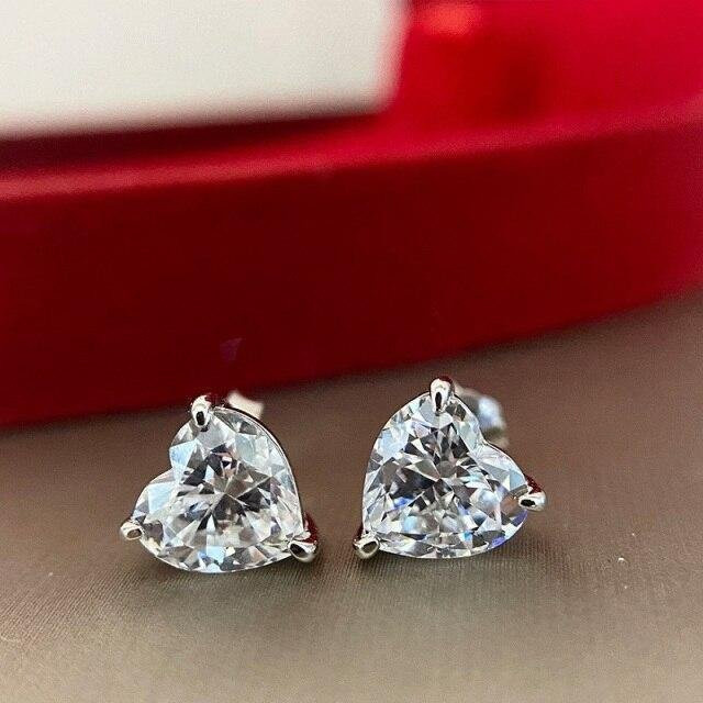 Ohrstecker 925 Silber, Diamant, Damen - Bild 1