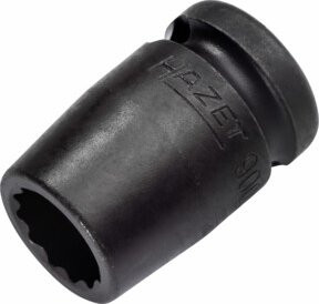 Hazet Schlag- und Maschinenschrauber-Steckschlüssel-Einsatz 900SZ-14 mit 14 mm Doppel-Sechskant und 1/2 Zoll Vierkant hohl in Schwarz - Bild 2