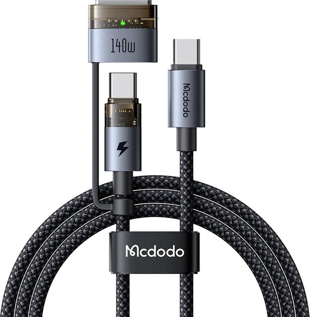 Mcdodo USB-C auf MagSafe 3 Ladekabel CA-8860 mit 240W in Schwarz, Länge: 2 m - Bild 1