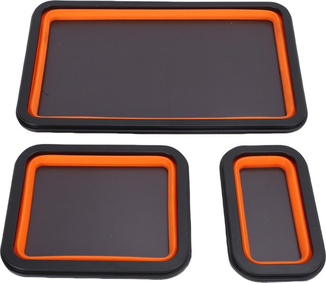 Sonoff Magnetisches Teiletablett Set aus Silikon und Kunststoff, 3 Stück, Schwarz - Bild 1