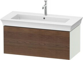 Duravit Waschtischunterschrank White Tulip in Weiß matt, B: 98,4 cm, H: 41 cm, T: 45,8 cm - Bild 1
