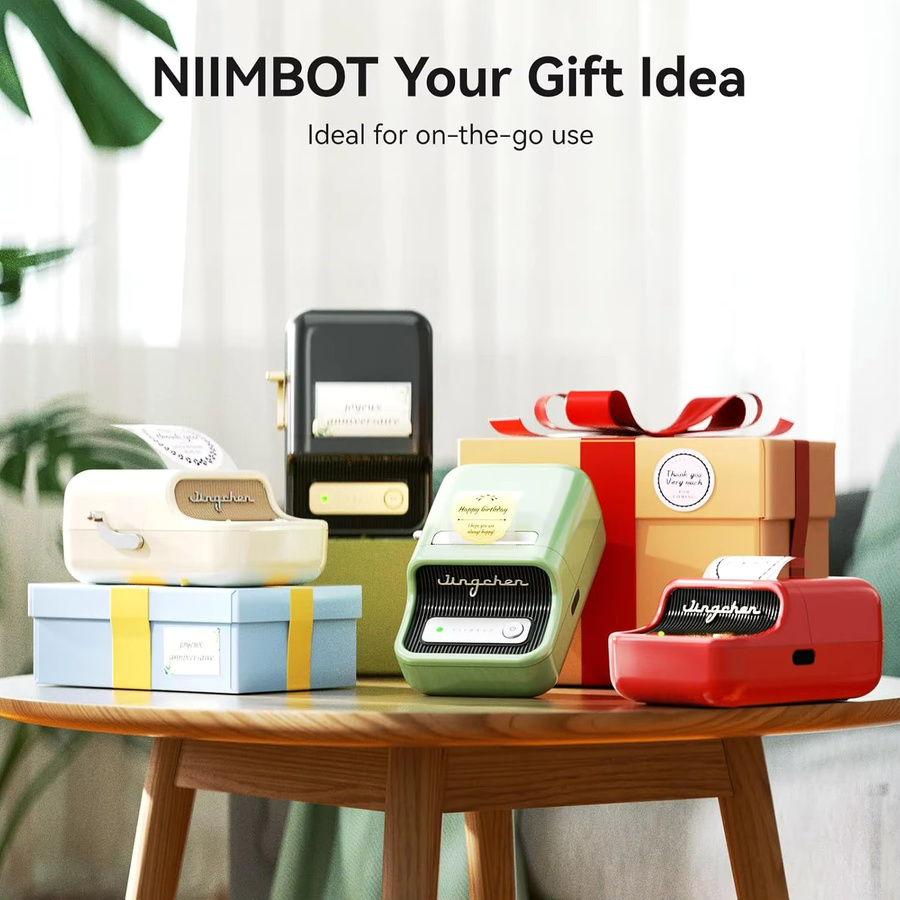 NIIMBOT B21 Tragbarer Bluetooth Thermodrucker mit 1500 mAh für selbstklebende Etiketten, Barcodes und Schmuckkennzeichnung - Bild 5