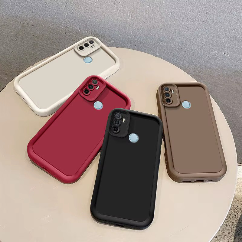 Stoßfeste Handyhülle mit Cartoon-Lächeln für OPPO A53s, A53 (2020), A33 (2020) und A11S (2021) in Weiß - Bild 2
