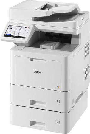 Brother MFC-L9670CDNT 4in1 Multifunktionslaserdrucker in Weiß mit Drucken, Scannen und Kopieren