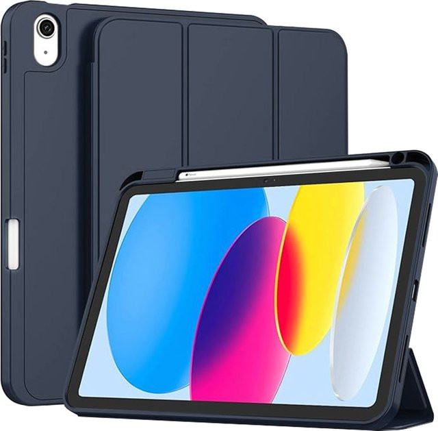 Techsuit Flex Trifold Hülle für Apple iPad (2025) und (2022) in Marineblau - Bild 1