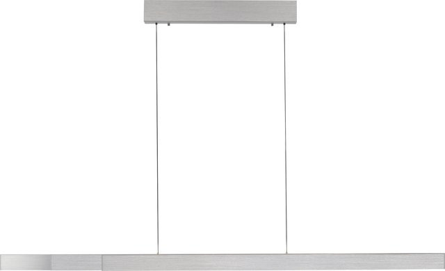 Paul Neuhaus Pendelleuchte ADRIANA SQUARE in Silber und Grau, dimmbar, LED - Bild 1