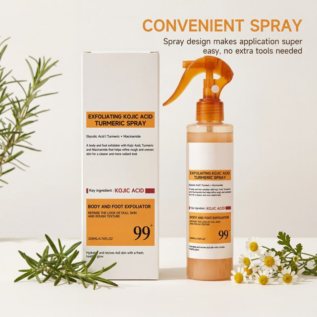 Jaysuing Kojisäure-Kurkuma-Spray, 200 ml, mit Keratin - Bild 1