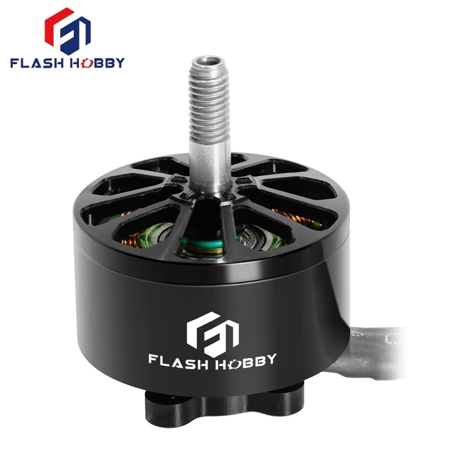 FlashHobby Arthur A2812 2812 KV900 3-6S 1047W BLDC Außenläufer Motor, 4-teiliges Set, Metall, Schwarz - Bild 2