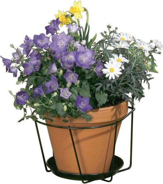 Topfhalter-Haken aus Draht in Anthrazit, Durchmesser: 20 cm - Bild 1