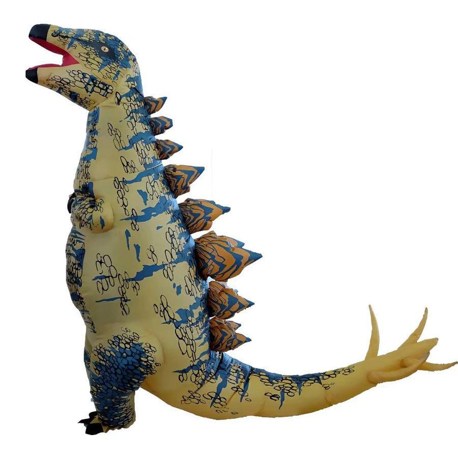 Hangchen Family Stegosaurus-Kostüm, Dinosaurier, aufblasbares Puppenkostüm - Bild 3