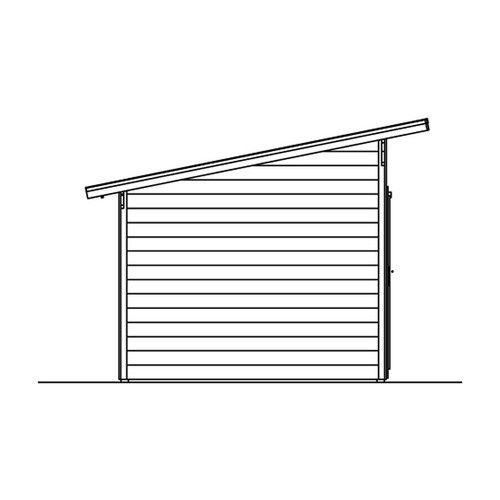 Skan Holz Gartenhaus Knut Natur B/H/T: 470 x 250 x 250 cm - Bild 3