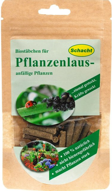 Schacht Biostäbchen zur Bekämpfung von Pflanzenläusen für Jungpflanzen und Neupflanzungen, 50 g - Bild 1