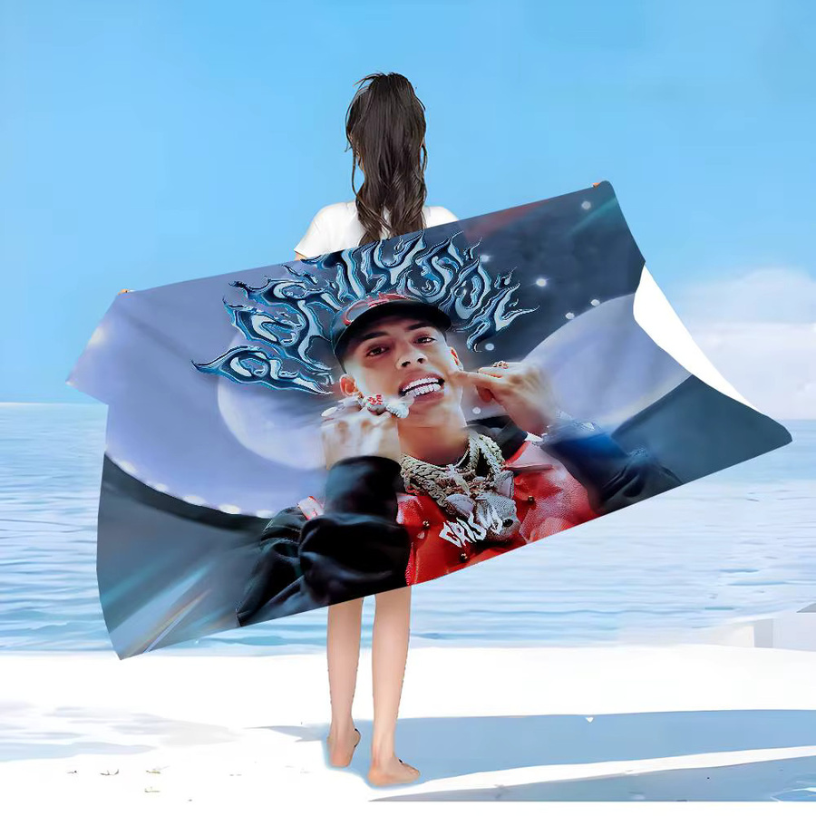 Singer C-Cris Mj Mikrofaser-Strandtuch, super saugfähiges und schnell trocknendes Pool-Handtuch in Multicolour - Bild 5