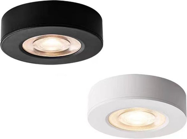 ROANJUNYH Ultraflache LED COB Einbaustrahler für Vitrinen und Weinschränke, Weiß - Bild 1