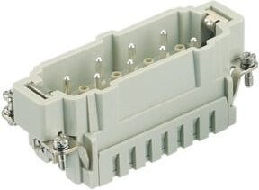 HARTING Stifteinsatz HAN 6 HVES-M 09340062616 in Grau aus Kunststoff - Bild 1