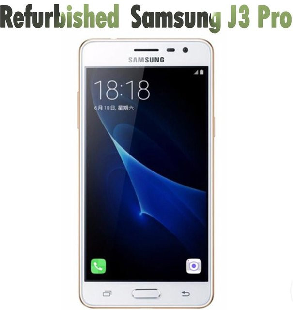 Samsung Galaxy J3 Pro J3110 Refurbished Smartphone Schwarz mit 16GB ROM und 2GB RAM Dual-SIM 4G LTE - Bild 1