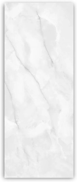 Walllux Duschrückwand Marmor Rustic in Weiß und Multicolour aus Alu-Verbund, B/H: 100 x 255 cm, Stärke: 3 mm - Bild 1