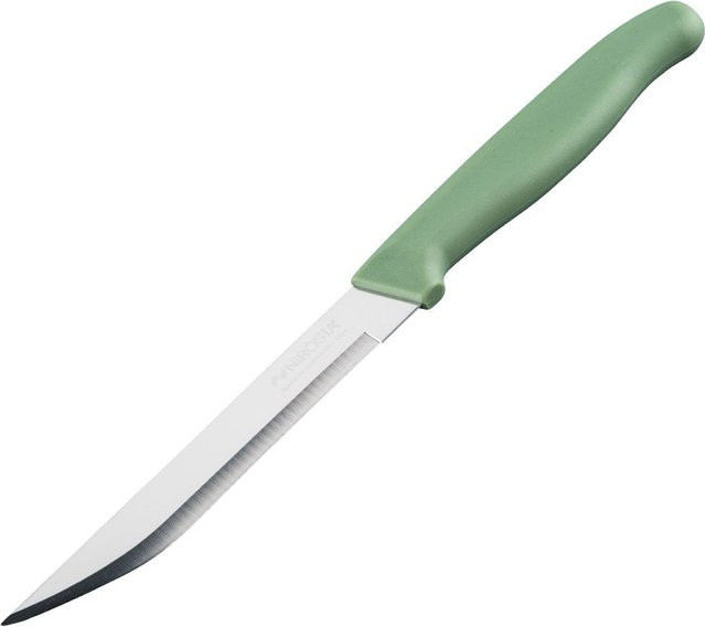 Nirosta Universalmesser Elemental aus Edelstahl in Grün mit 11,5 cm Klinge - Bild 1
