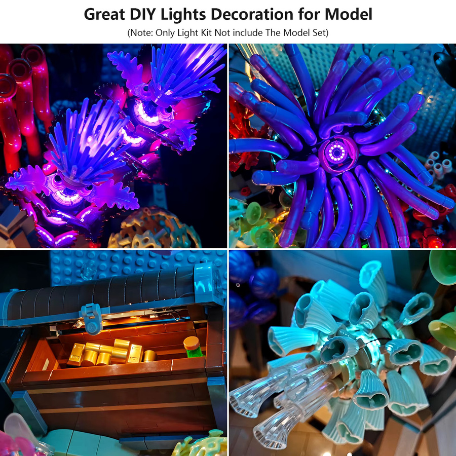 LYBMTWF LED-Beleuchtungsset, tropisches Aquarium, DIY-Beleuchtungsset - Bild 3
