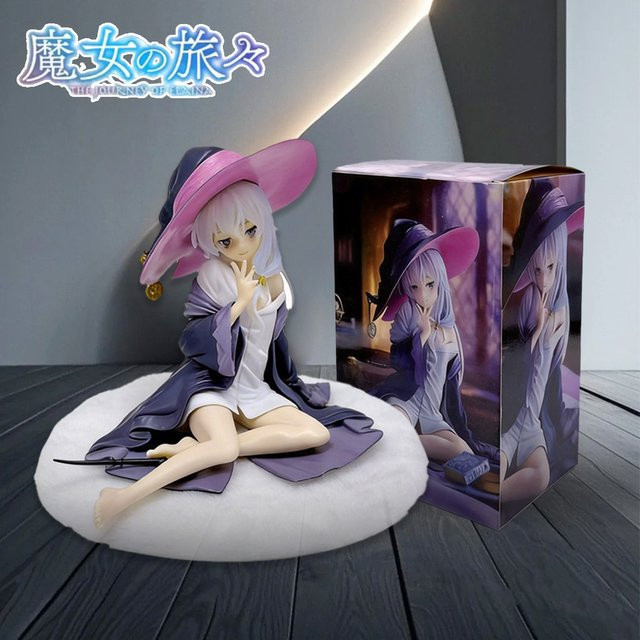 Bandai Die Reise von Elaina, Anime-Mädchenfigur, Actionfigur, Kunststoff - Bild 1