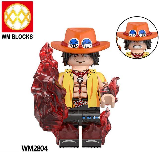 IDAHO Anime Charaktere Bausteine, Actionfiguren, orange, ab 6 Jahren - Bild 1
