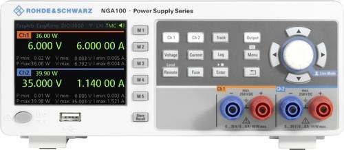 Rohde & Schwarz NGA102 Labornetzgerät mit 2 Ausgängen, programmierbar und fernsteuerbar, max. 35V, max. 6A, 80W - Bild 1