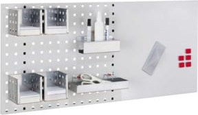Kappes LogoChart Office Set 3 Whiteboard aus Kunststoff in Grau und Weiß - Bild 1