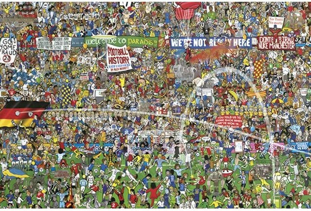 MaxRenard Fußball Geschichte Puzzle 1000 Teile - Bild 1