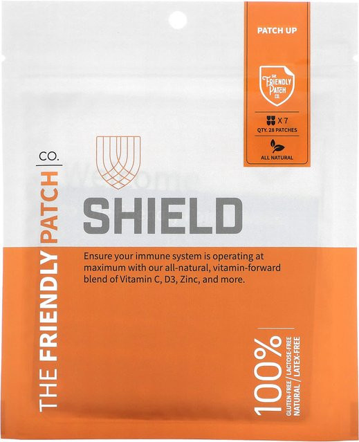 The Friendly Patch Shield Immunpflaster, 28 Stück, White, Unisex - Bild 1