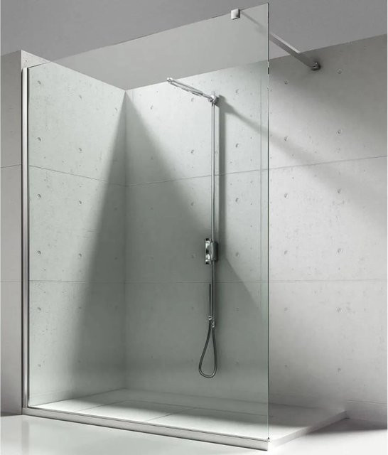 Aloni Walk In Duschwand aus Glas mit Nano-Beschichtung, transparent, B: 90 cm, H: 200 cm - Bild 1