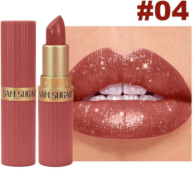 Chic Chroma Beauty Lippenstift, Nude Pink, Schimmernd, 04 - Bild 1
