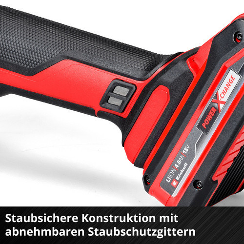 Einhell Professional Akku-Winkelschleifer AXXIO 18/125 Q Power X-Change, 18V, Rot/Schwarz/Anthrazit - Bild 3