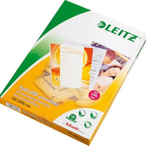 Leitz Laminierfolien iLAM für DIN A4, 125 µm, transparent, 100 Stück - Bild 1