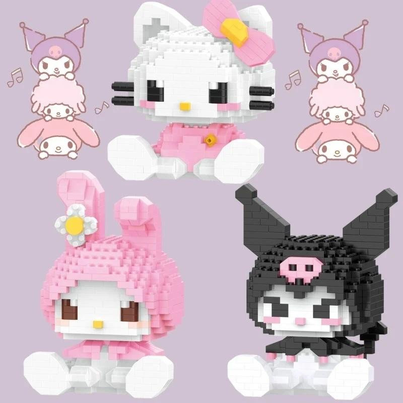 KEEPPLEY Sanrio Bausteine Hello Kitty My Melody Cinnamoroll Kuromi - Bild 3