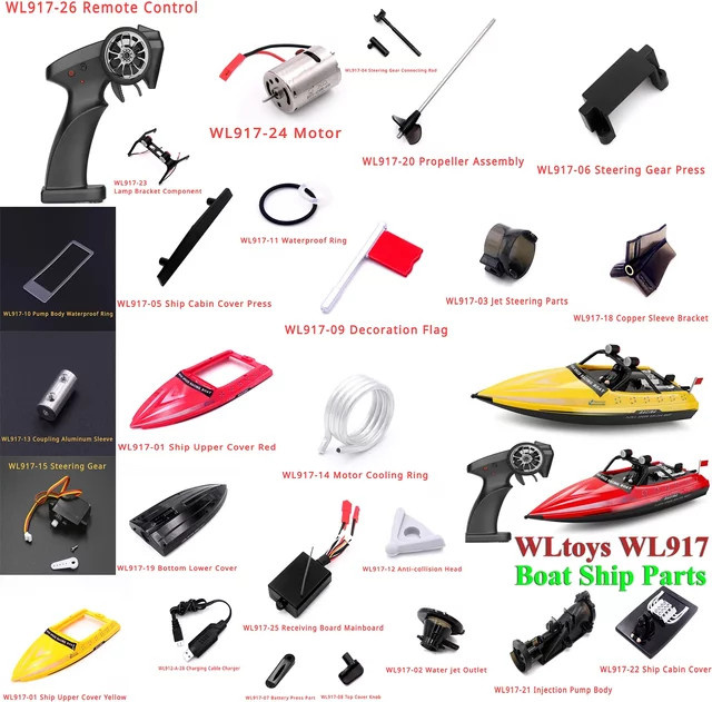 WLtoys WL917 RC Boot Schiff, Zubehör, Kunststoff - Bild 1