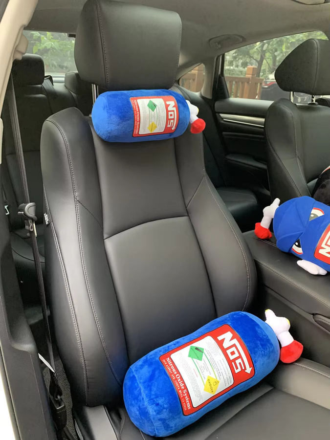 Andralyn NOS Lachgas Flasche, Plüsch Spielzeug Kissen, Blau - Bild 3