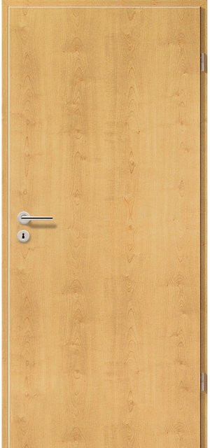 Zimmertür GetaDoor CPL-Laminat Holznachbildung Ahorn in Beige/Braun, B: 61 cm, H: 198,5 cm, Anschlag Rechts - Bild 1
