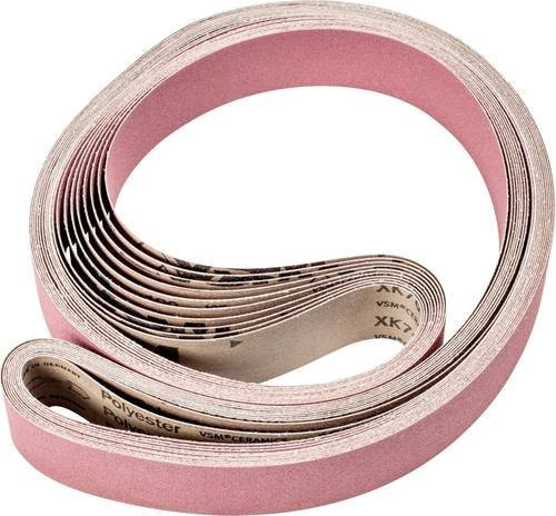 PFERD Keramikkorn Schleifband für Bandschleifer, Körnung 120, Farbe Pink, 10 Stück, B: 50 mm, L: 2000 mm - Bild 1