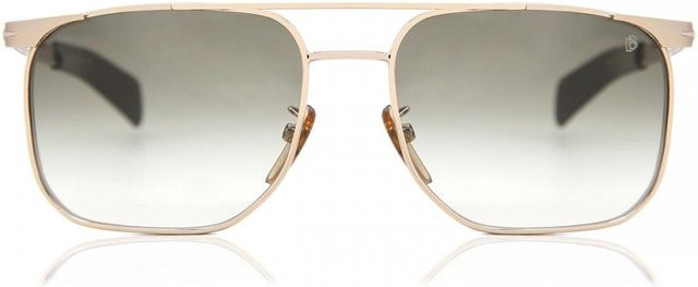 David Beckham DB 7048 S Sonnenbrille Aviator, Metall, Gold/Grey, Herren - Bild 1