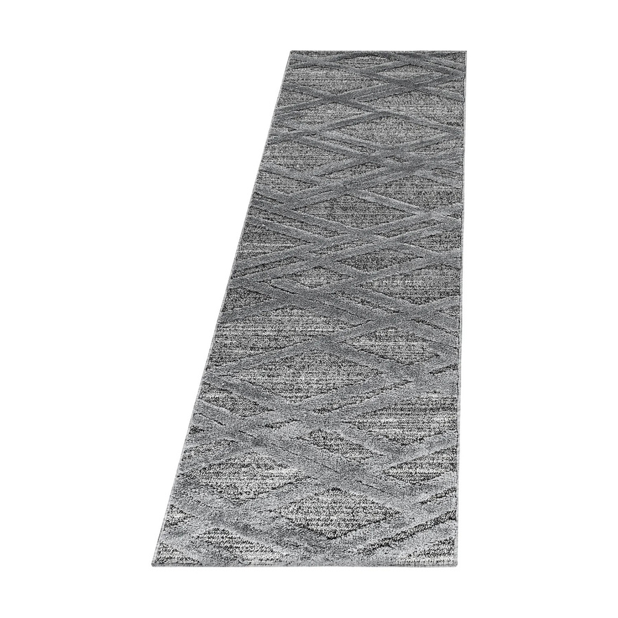 Ayyildiz Hochflorteppich Pisa 4706 Grau B: 80 cm, L: 250 cm - Bild 2