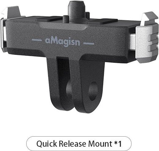 DUTRIEUX Magnetische Kunststoff-Schnellwechselhalterung für GoPro Hero 13 Black in Schwarz - Bild 1
