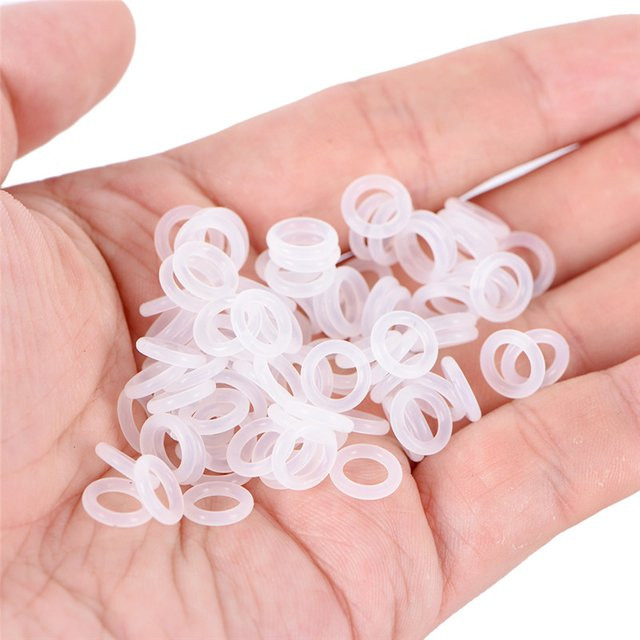 120 Stück Cherry Silikon Kautschuk O-Ring Schalter Dämpfer in Weiß für MX Tastaturen - Bild 1