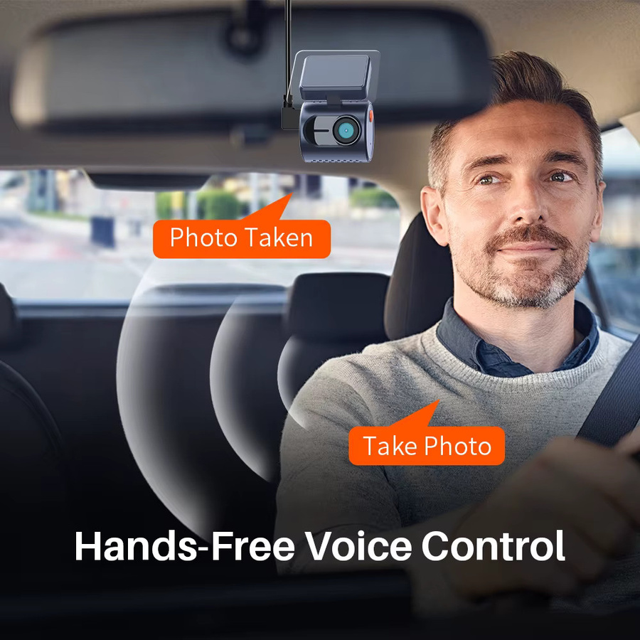 KAWA MINI 3 Pro Dashcam mit 2K Auflösung, WiFi und Sprachsteuerung für 24-Stunden-Parküberwachung - Bild 2