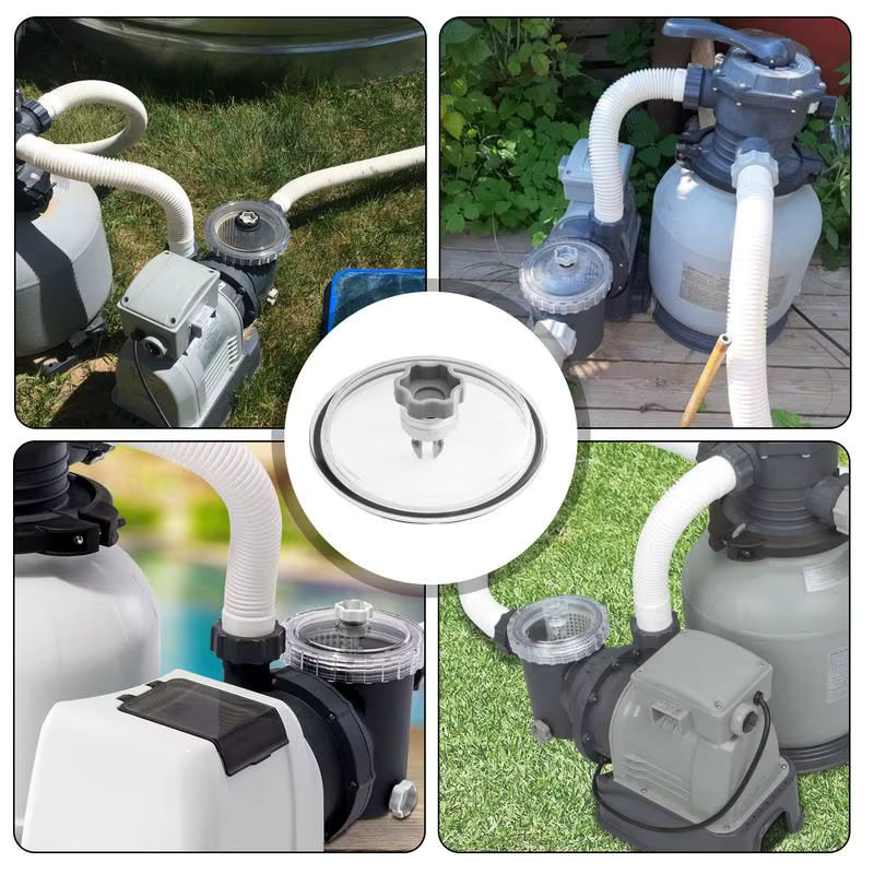 Ersatzteil-Set für Sandfilter-Poolpumpen mit Abdeckdeckel, Ventil und 2 O-Ringen - Bild 4