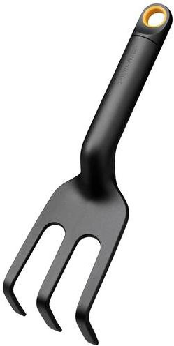 Fiskars Kultivator SOLID Blumenkralle in Schwarz und Orange mit Glasfaserstiel - Bild 1