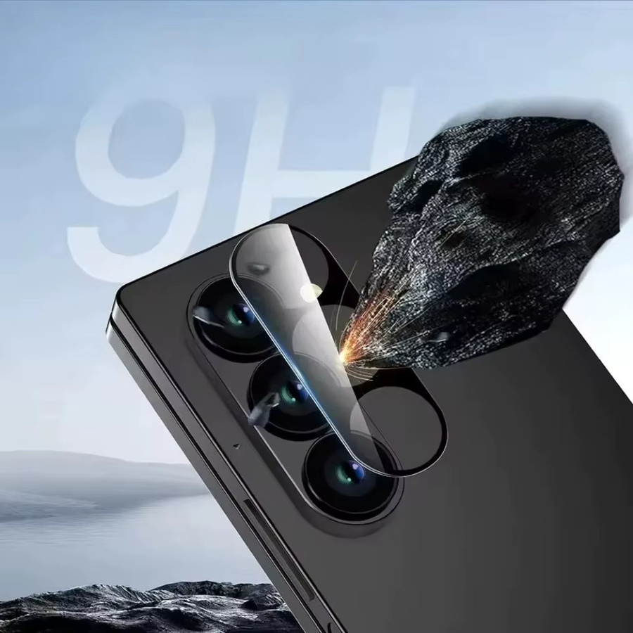 Samsung Galaxy Z Fold 7 6 5 Kamera Schutzfolie aus gehärtetem Glas, transparent, 3D Anti-Scratch Objektivschutz - Bild 5